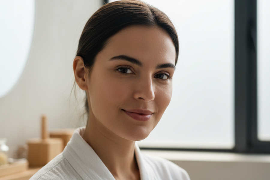 mencuci muka dengan air kelapa membantu mengatasi masalah liang roma terbuka dan mengecilkan pori-pori pada wajah.