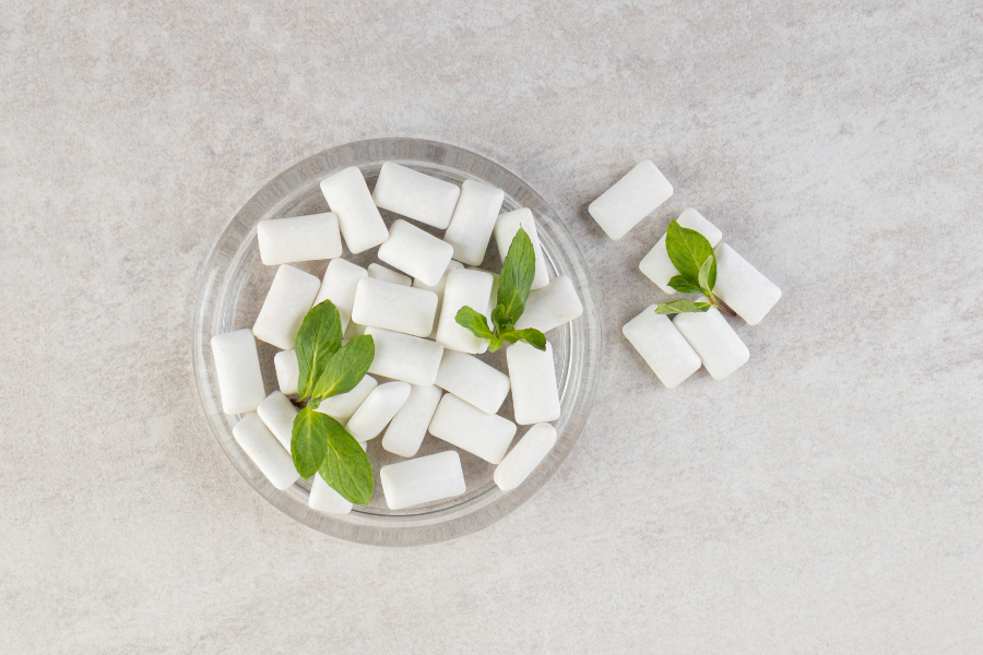 Gula-gula getah pudina memberi kesan menenangkan dan mengurangkan keinginan merokok.