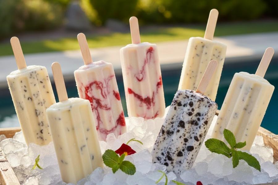 Aiskrim dihasilkan menggunakan campuran bahan dari produk tenusu.