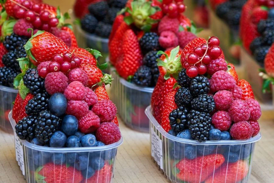 Buah beri kaya dengan antioksidan membantu mengurangkan tekanan oksidatif otak.