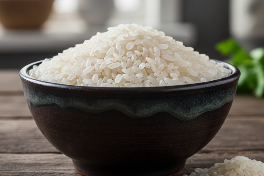 Beras boleh menyerap rasa masin berlebihan.