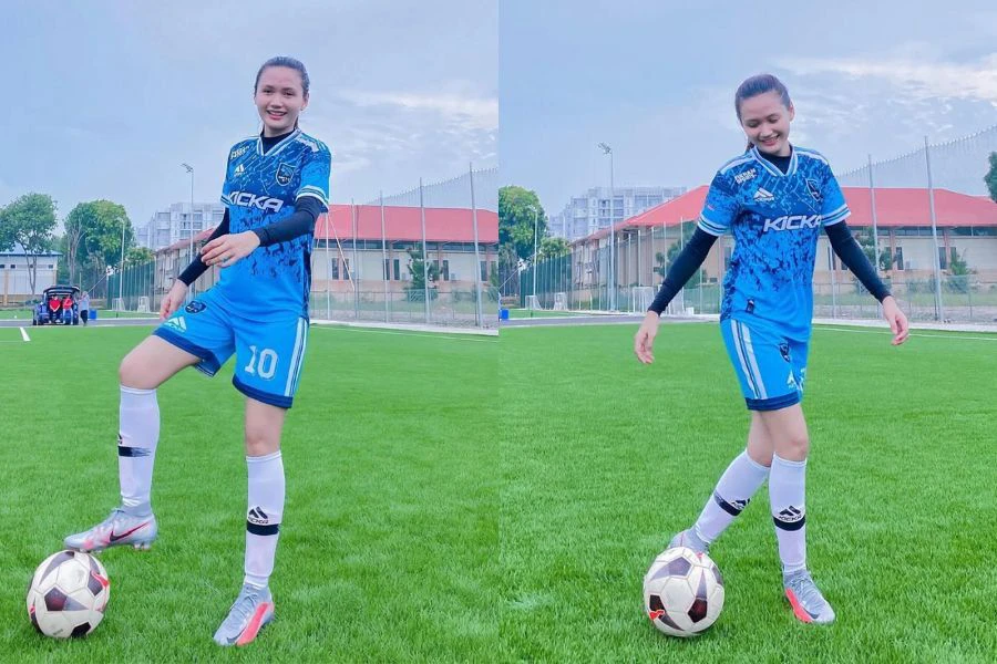 Hanna memastikan dirinya sentiasa aktif dengan melakukan aktiviti fizikal agar tubuhnya dapat membakar kalori dan kekal sihat.