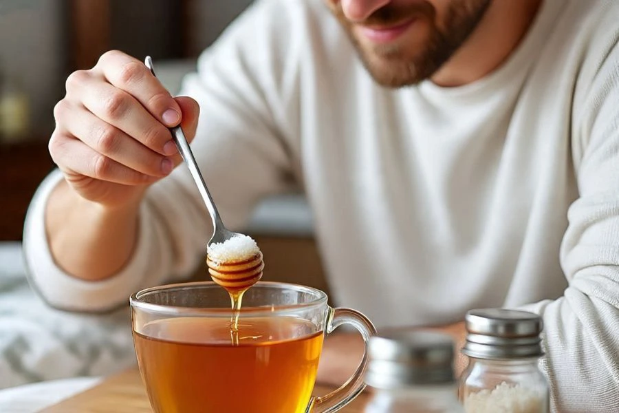 makan campuran madu bersama secubit garam sebelum tidur boleh membantu anda tidur lebih nyenyak.