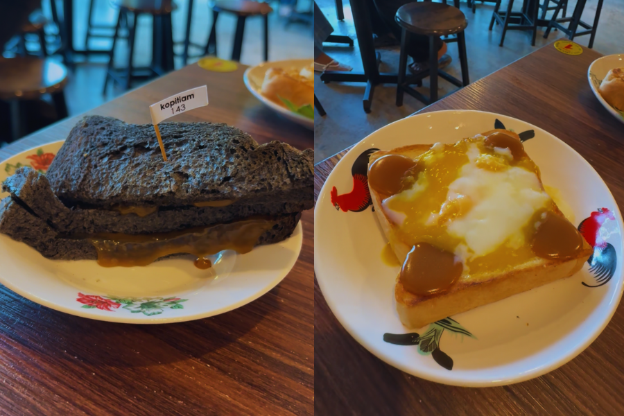 Menu roti bakar klasik beragam dan menyelerakan.