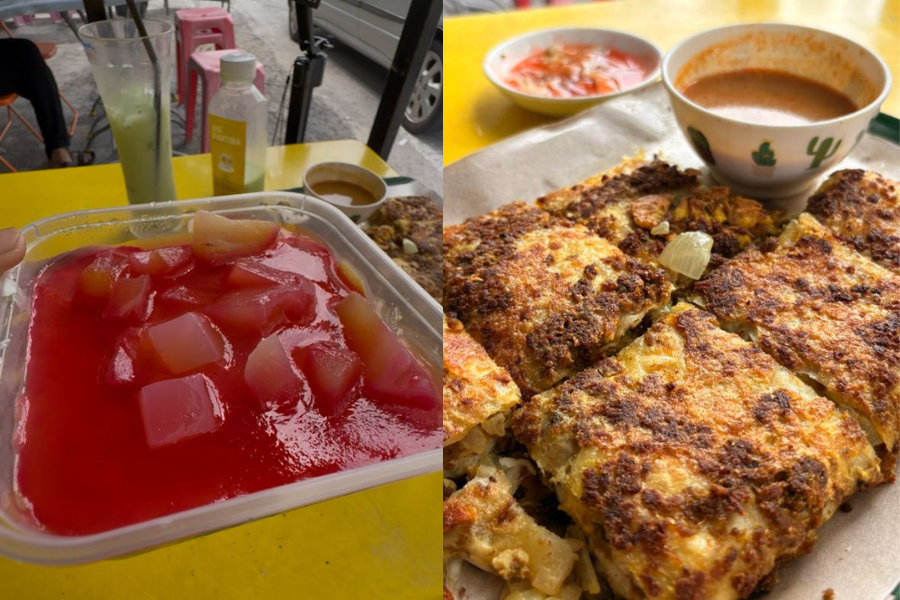 Dessert Trifle Puding Custard lembut dan berlemak.