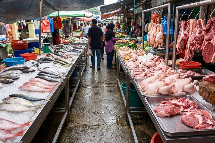 Barangan basah yang dimasukkan ke dalam senarai antara bantuan Sara diharap dapat mengurangkan beban rakyat.