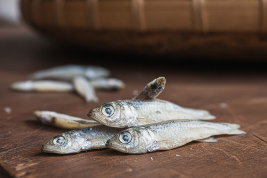 Ikan bilis mata biru lebih sesuai dibuat tumis sambal.