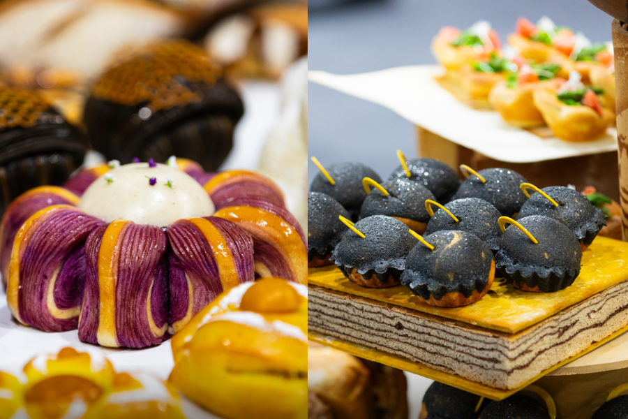 Antara pilihan roti dihasilkan pembuat roti dari Korea Selatan.