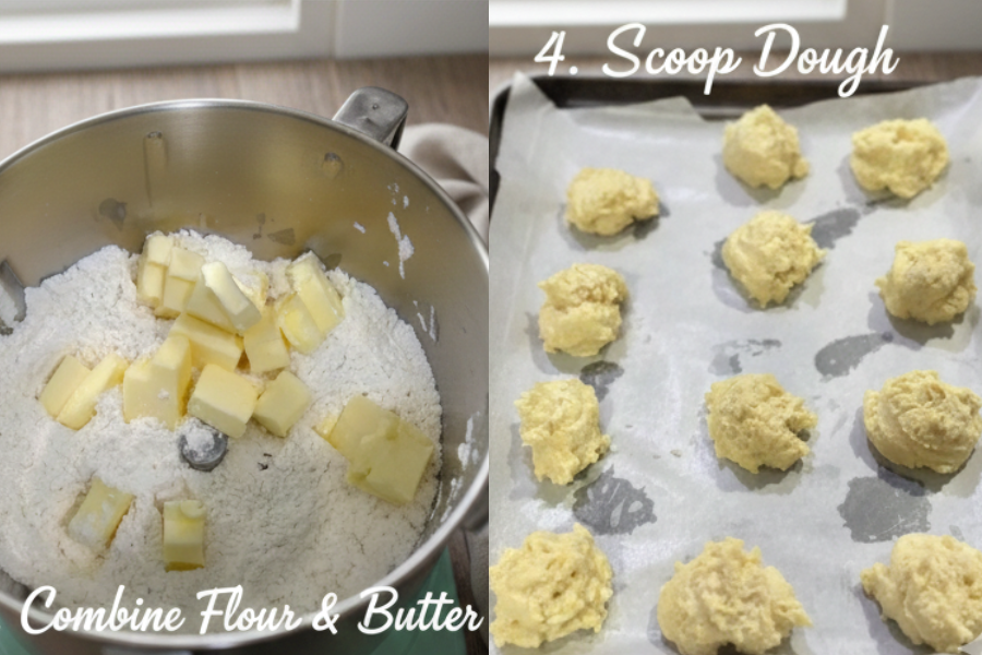 Honey butter biscuit sangat mudah disediakan.