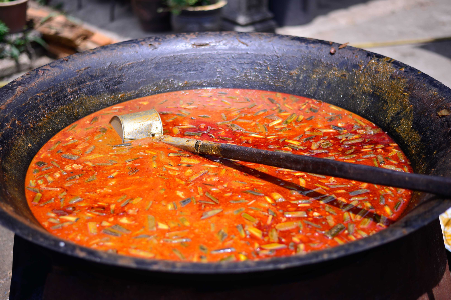 Masakan bergulai disarankan menggunakan haba rendah.