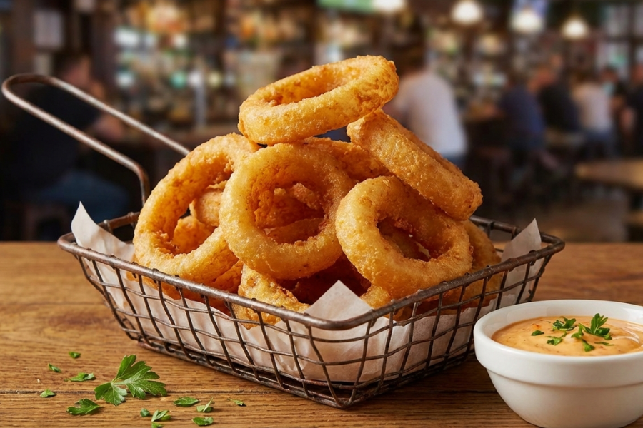 Onion ring merupakan sejenis makanan ringan diperbuat daripada bawang holland atau bawang bombay dicelup tepung dan digoreng.