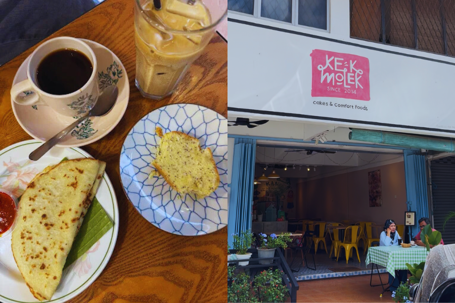 Kafe ini sesuai untuk sarapan pagi mahupun minum petang bersama keluarga.