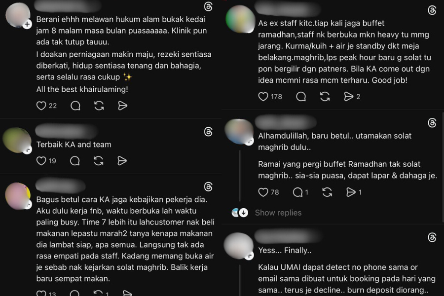 Rata-rata netizen memuji tindakan Khairul.