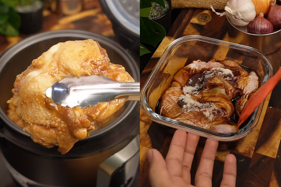 Ayamnya lembut dan juicy kaya dengan rasa perapan.