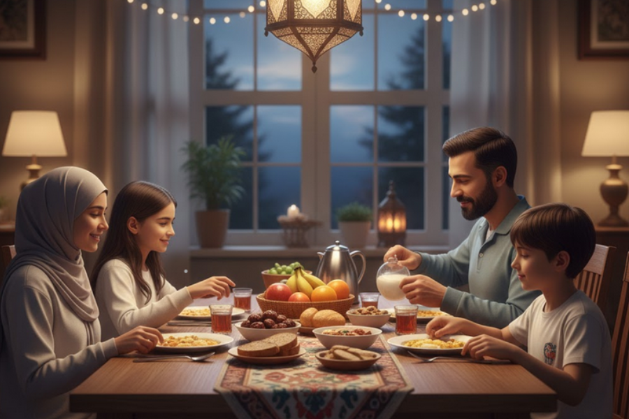 Pemilihan hidangan ketika sahur dapat membekalkan tenaga sepanjang berpuasa.