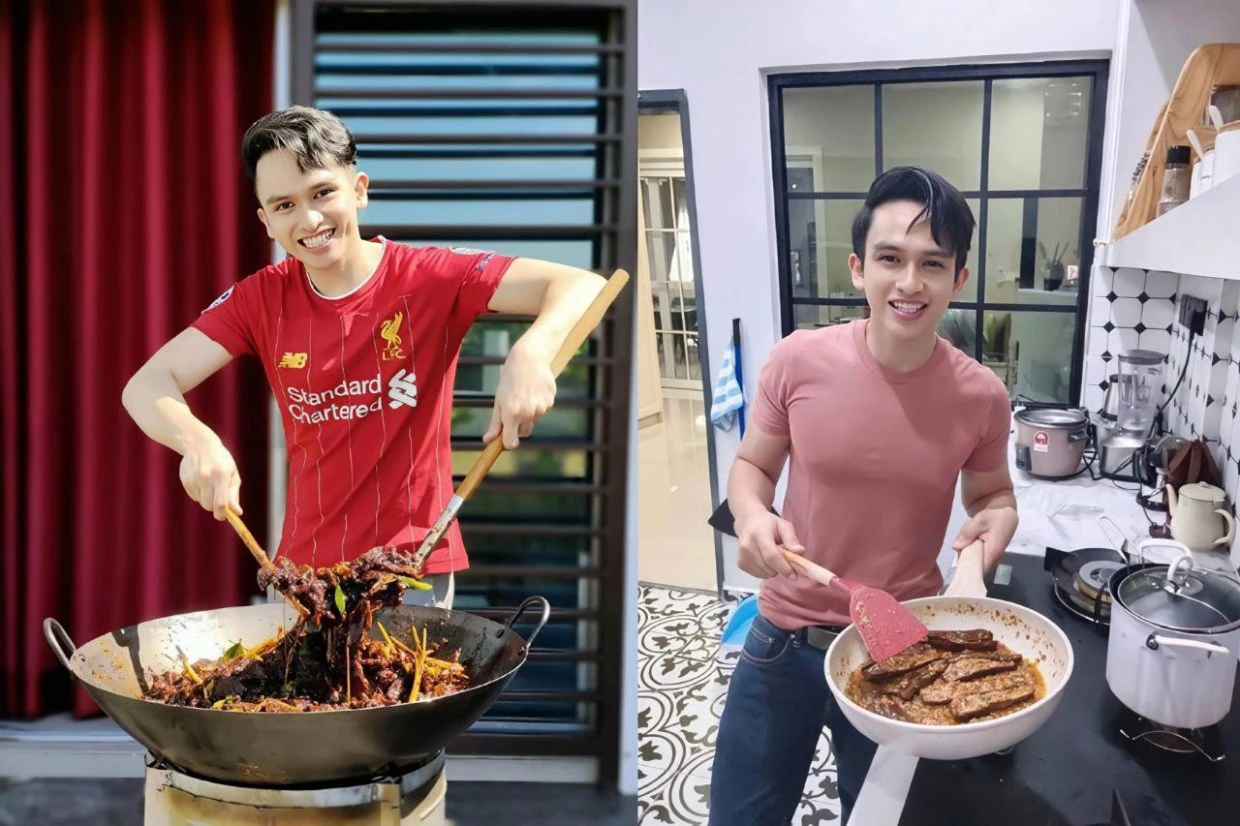 Syafiq memang dikenali sebagai pembuat konten masakan.