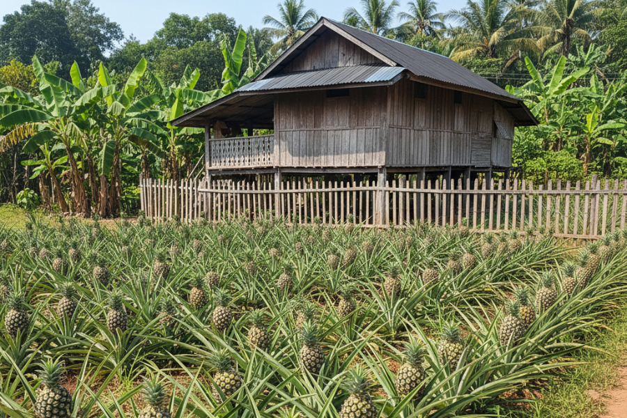Sekurang-kurangnya tanah kecil terbiar tidak kosong begitu sahaja.