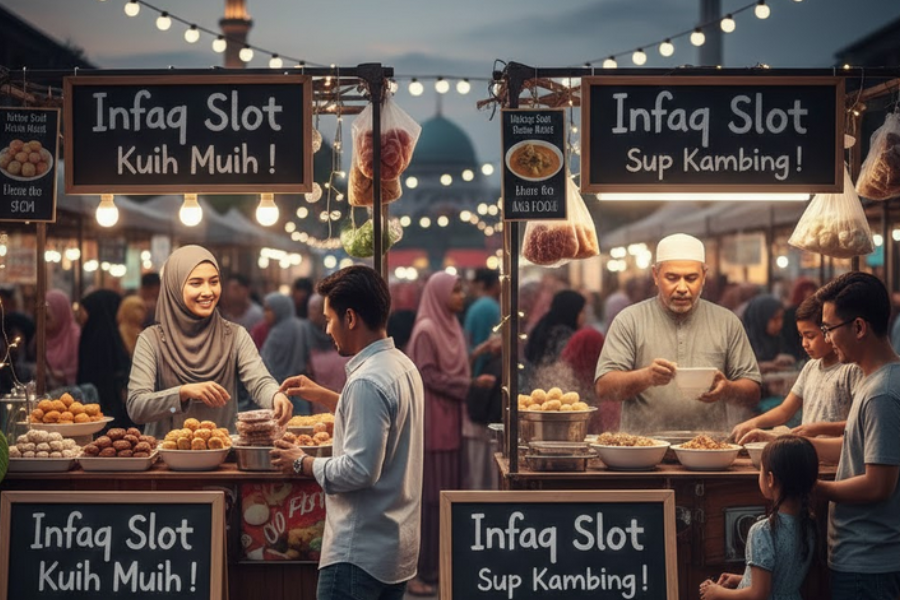 Peniaga kini menyediakan 'slot infaq' untuk memudahkan pembeli bersedekah sepanjang Ramadan.