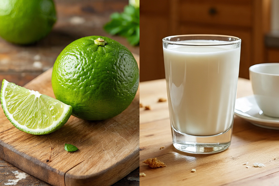Limau nipis dan susu jika diambil bersama boleh mengakibatkan cirit-birit.