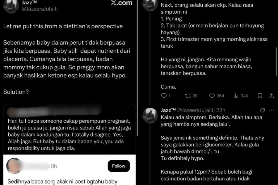 Ibu hamil berisiko mengalami hipoglisemia.