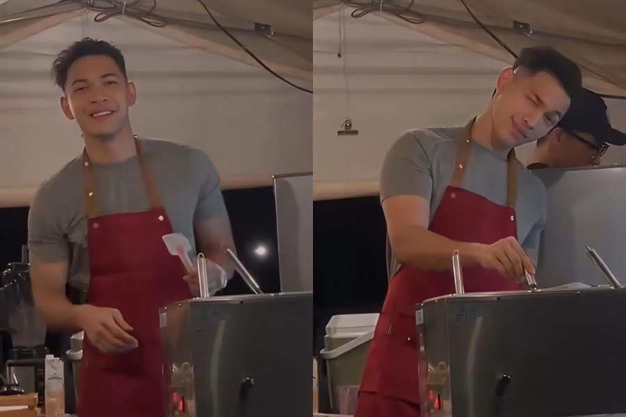 Sebagai lelaki bujang, Muaz berbuka dan bersahur dengan juadah sederhana sahaja.