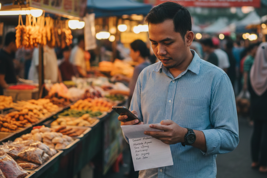 Senarai dapat mengawal kita daripada berbelanja tanpa sedar.