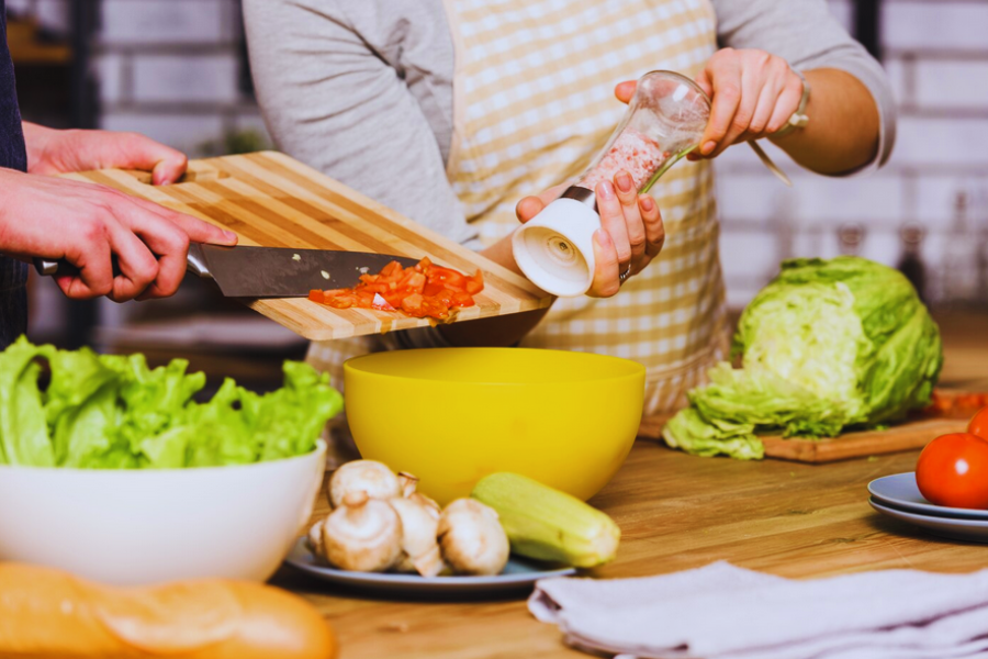 Hidangan berasaskan sayur-sayuran membantu sistem pencernaan baik ketika berpuasa. 