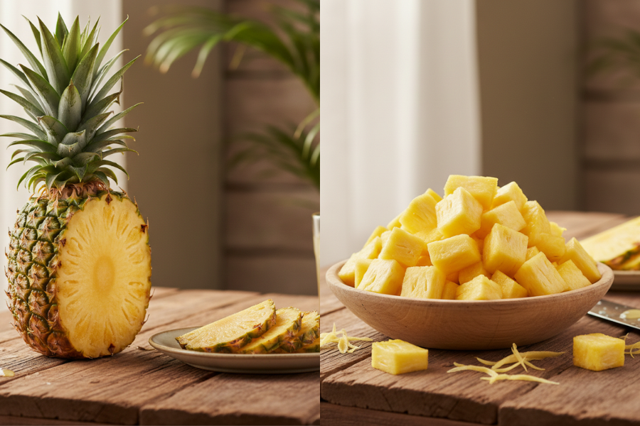 Nanas terlalu 'tajam' jika dimakan saat perut kosong. 