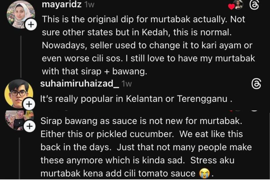 Antara komen warga maya di laman Threads.