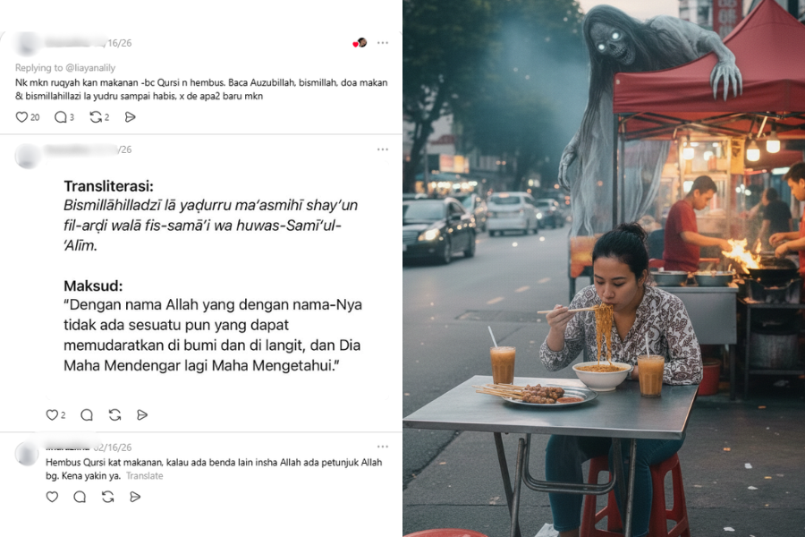 Netizenberkongsi tips untuk mengelak terkena makanan pelaris.