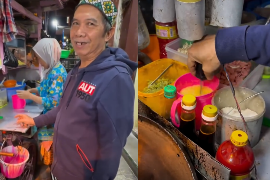 Peniaga ini cipta robot pengacau nasi goreng membuatkan netizen kagum.