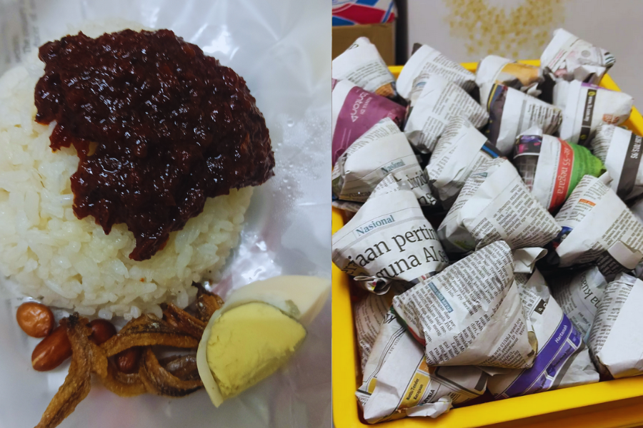 Nasi lemak dari salah satu peniaga sekitar Presint 17, Putrajaya masih mengekalkan kualiti rasa sempurna. Gambar : Threads