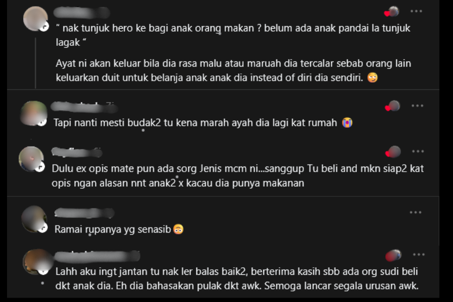 Antara komen netizen.