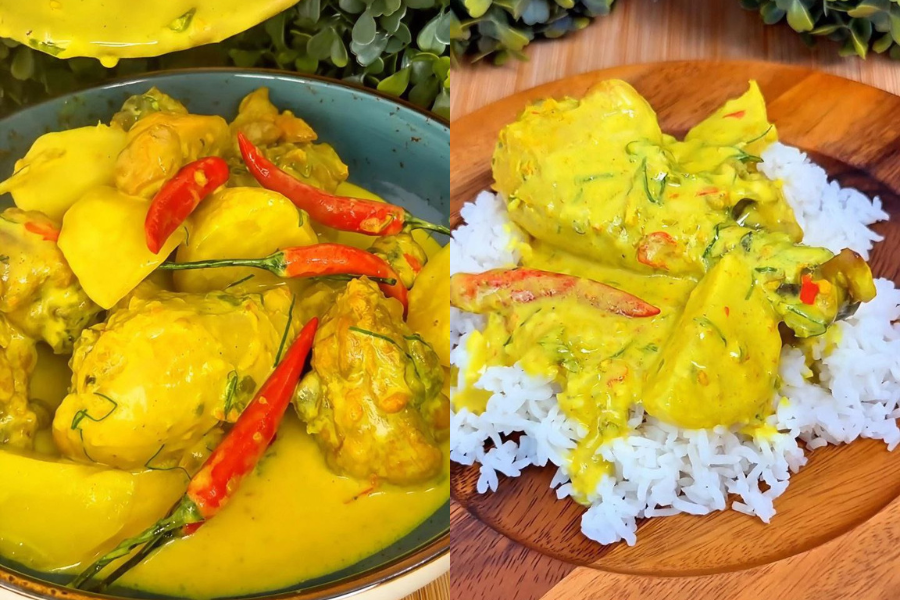 Ayam goreng masak lemak cili api luar biasa enak, padu makan dengan ...
