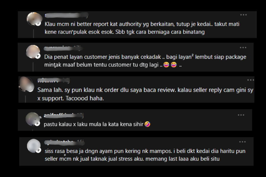 Komen netizen.
