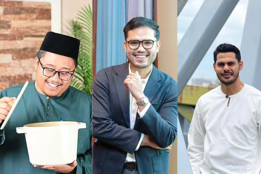 Che Sayang, Khairul Aming dan Hamban Mubarak antara pencipta kandungan memasak yang dikenali di Malaysia.