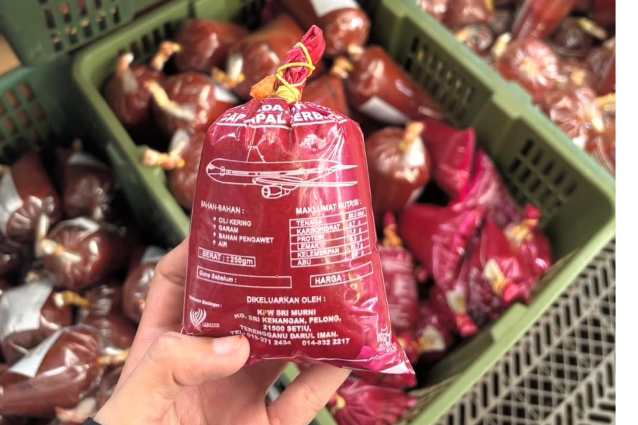 Cili boh ini hanya boleh ditemui di Terengganu.