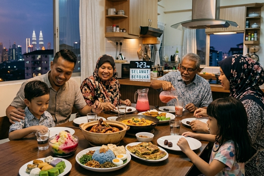Menurut Hariri, berbuka puasa bersama keluarga juga dianggap sebagai ibadah.