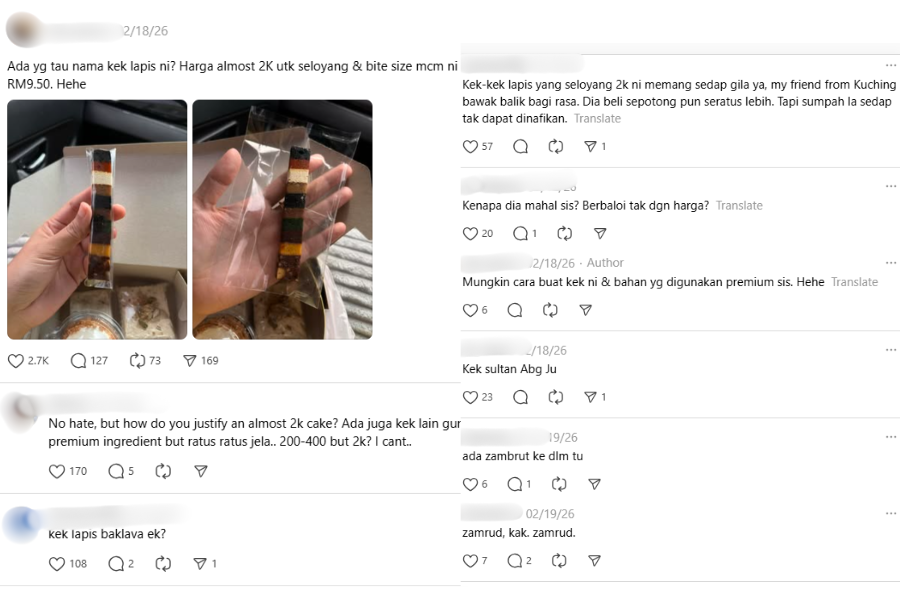 Komen netizen di media sosial.