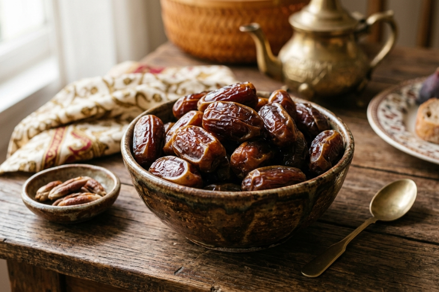 Kurma mengandungi gula yang cepat diserap oleh tubuh.