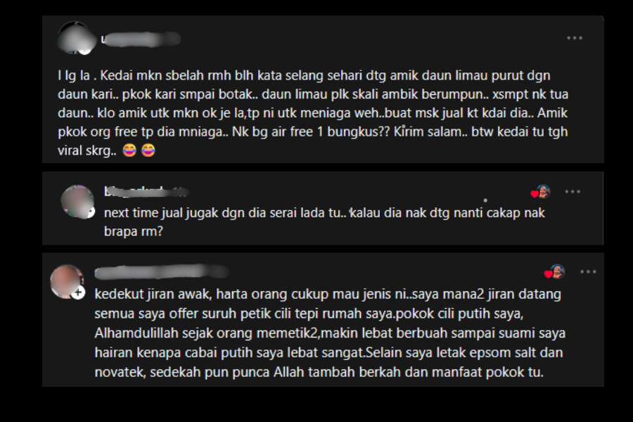 Komen netizen.