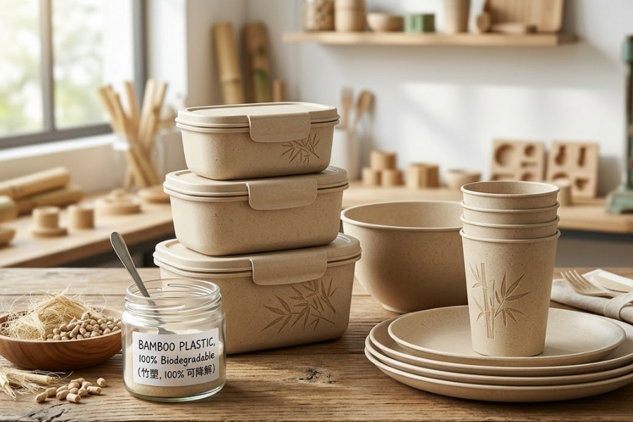 Penggunaan bekas plastik mudah terurai dapat menyelamatkan bumi.