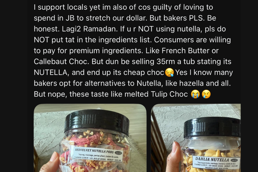 Luahan hati wanita berkenaan mencuri perhatian ramai.