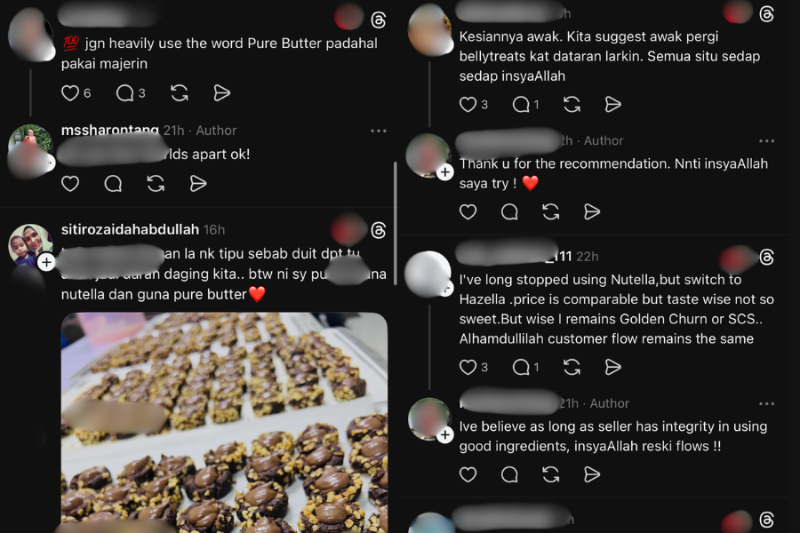 Komen netizen di media sosial.