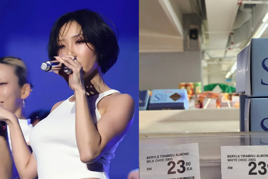 Difahamkan coklat variasi Hwasa itu laris di pasaran tempatan.