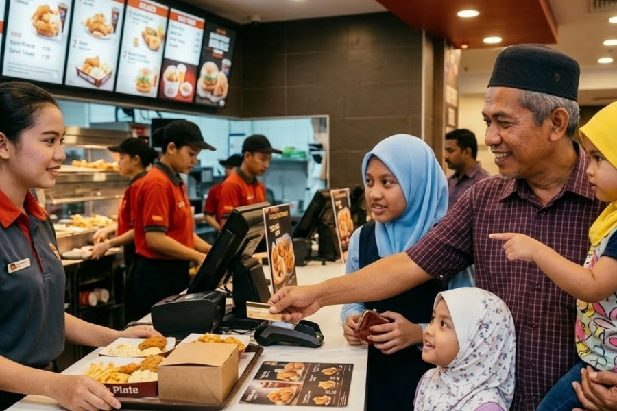 Lelaki ini sanggup mengetepikan bajet RM1,500 untuk belanja anak saudaranya.