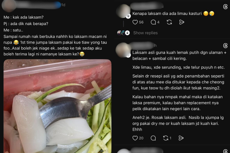 Perkongsian itu mencuri perhatian netizen.