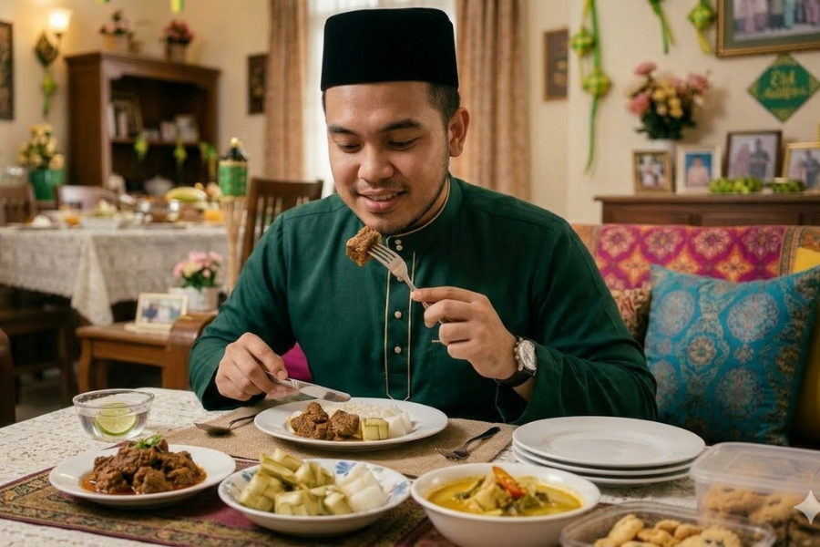Makan dengan perlahan dan kunyah sekurang-kurangnya 20 kali sebelum ditelan.