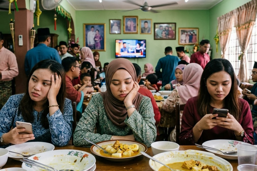 Ada mendakwa rumah terbuka di Johor hanya menghidangkan lontong yang membosankan.