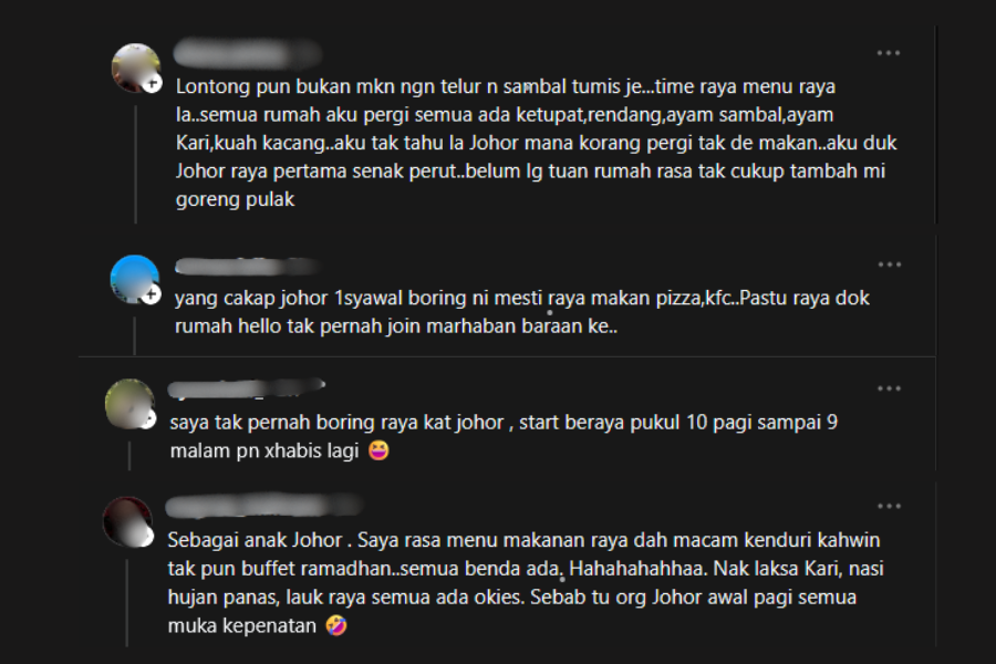Antara komen netizen.